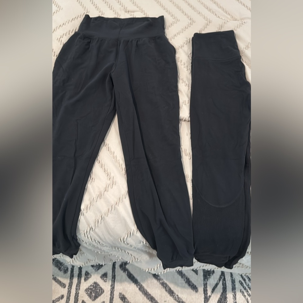 Athleta Black High-Waisted Leggings